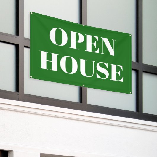 OPEN HOUSE Banner (Buitenkant Gebouw)