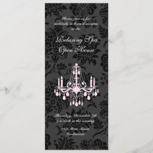 Open House Black Victoriaans Damask Kaart