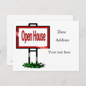 Open House Briefkaart (Voorkant / Achterkant)