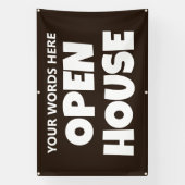 OPEN HOUSE Custom Banner (Verticaal)