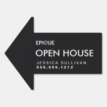Open House Directional Arrow 18x24