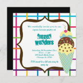 Open House Ice Cream salon Kaart (Voorkant / Achterkant)