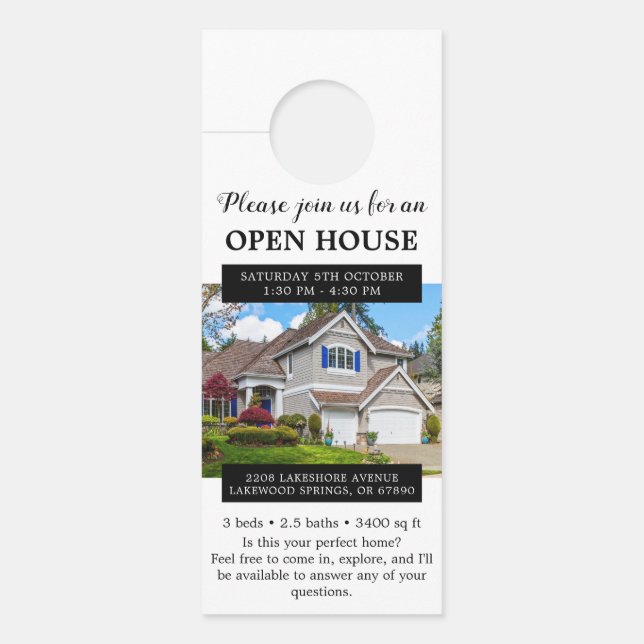 Open House Invitation Real Estate Farming (Voorkant)