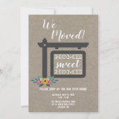 Open House Invitation, We Moved Uitnodiging (Voorkant)