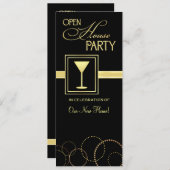 Open House - Invitations Cocktail Party (Devant / Derrière)