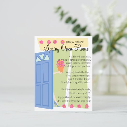 Open House Kaart (Staand voorkant)