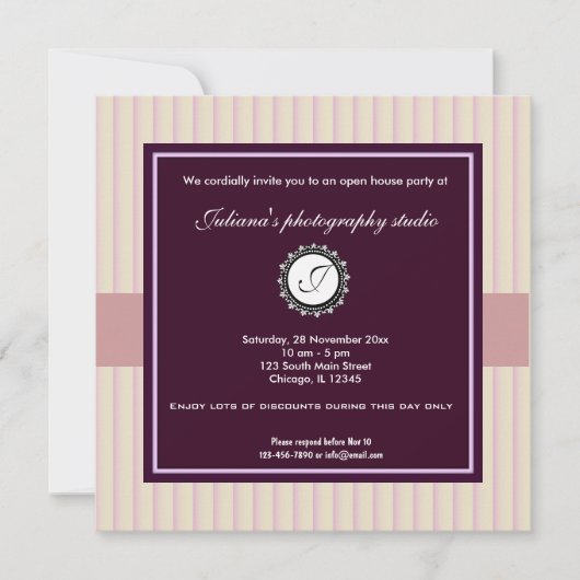 Open House New Business Kaart (Voorkant)