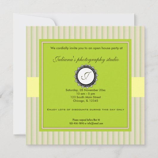 Open House New Business Kaart (Voorkant)