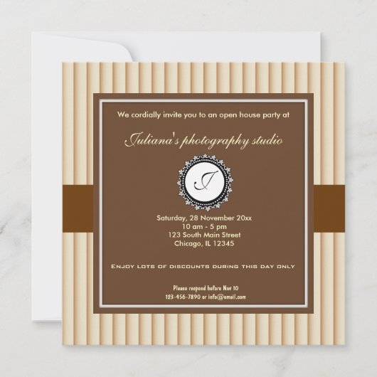 Open House New Business Kaart (Voorkant)