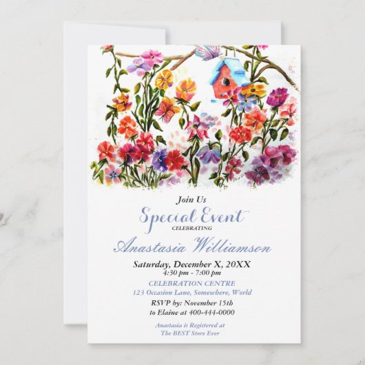 OPEN HOUSE PARTY INVITATION (Devant)