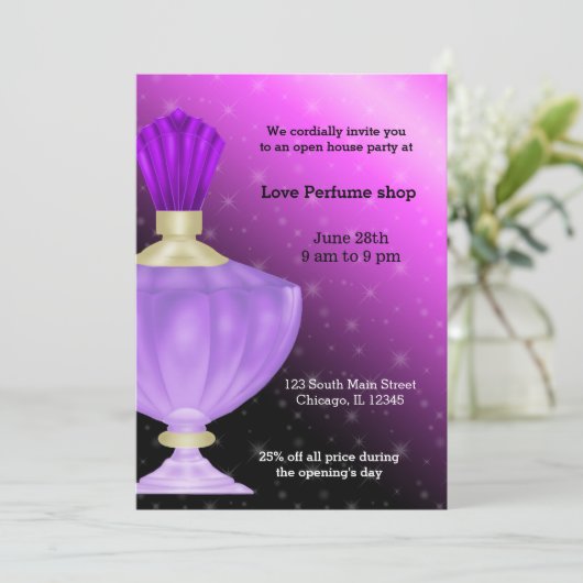 Open House Perfume store Kaart (Staand voorkant)