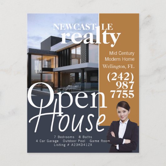 Open House Real Estate Realtor Flyer (Voorkant)