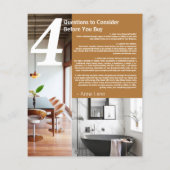 Open House Real Estate Realtor Flyer (Achterkant)