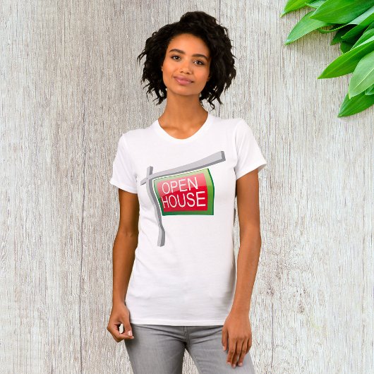 Open House Real Estate Sign Femen T-Shirt
