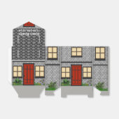 Open House Realty Company House Pinch Box Favors Bedankdoosjes (Uitgevouwen)