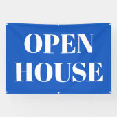 OPEN HOUSE-spandoek Spandoek (Horizontaal)