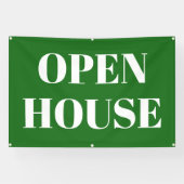 OPEN HOUSE-spandoek Spandoek (Horizontaal)
