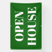 OPEN HOUSE-spandoek Spandoek (Verticaal)