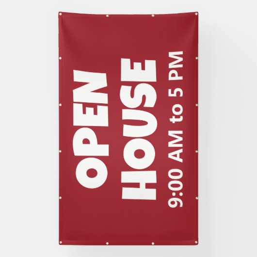 OPEN HUIS Aangepaste banner (Verticaal)