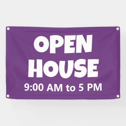 OPEN HUIS Aangepaste banner (Horizontaal)