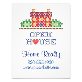 Open huis aanpassen foto afdruk