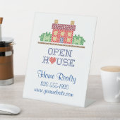 Open huis aanpassen reclamebord met voetstuk (Insitu)