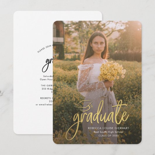 Open Huis Afstudeerfeest 2024 Foto (Voorkant / Achterkant)