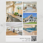 Open huis modern eigendom flyer (Achterkant)