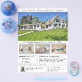 Open huis modern eigendom flyer (Enkel)