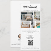 Open huis onroerend goed net vermeld fotokaart kaart (Voorkant / Achterkant)