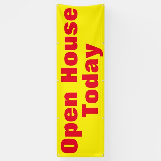 Open Huis vandaag Spandoek (Verticaal)