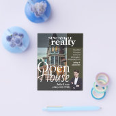 Open Huis Vastgoed Makelaar Flyer (Enkel)