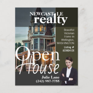 Open Huis Vastgoed Makelaar Flyer