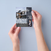 Open Huis Vastgoed Makelaar Flyer (Hand)