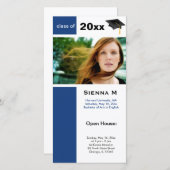 Open huis voor afgestudeerden (Blauw) (Voorkant / Achterkant)