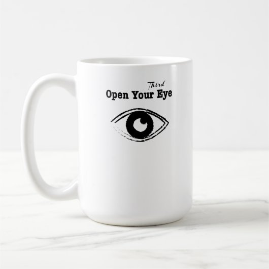 Open Je Derde Oog Koffiemok (Links)