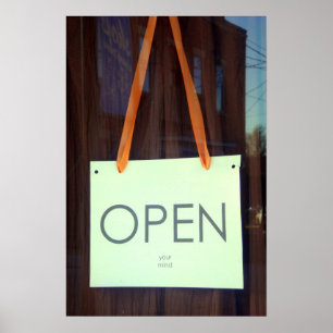 OPEN je geest Fotografie Poster