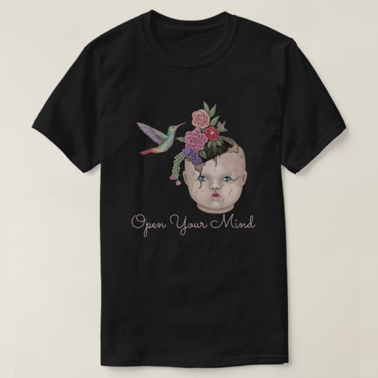 Open je geest t-shirt (Design voorkant)