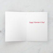 Open je hart wijd Valentijn Kaart (Binnen)