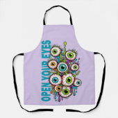 Open je ogen schort (Voorkant)