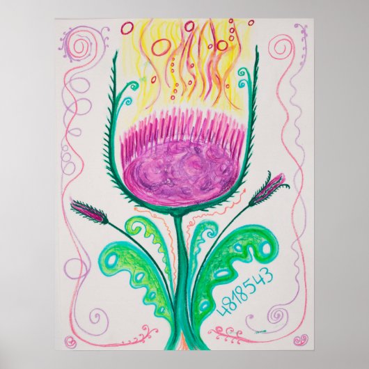 Open jezelf voor het universum poster (Voorkant)