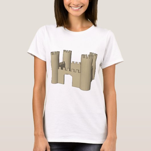 Open kasteel t-shirt (Voorkant)