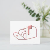Open Mailbox Briefkaart (Staand voorkant)