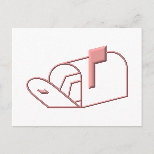 Open Mailbox Briefkaart (Voorkant)