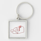 Open Mailbox Sleutelhanger (Voorkant)