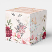 Open me Alice in Wonderland Fairytale taal Bedankdoosjes (Achterkant)