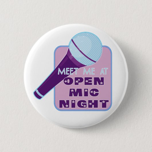 Open Mic Night Button (Voorkant)