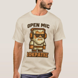 Open Mic Socrates (Grieks) T-shirt