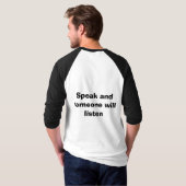 Open Mic  T-shirt (Achterkant volledig)