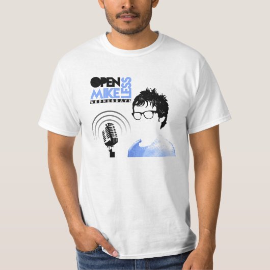 Open Mikeless shirt met achterste datums (Voorkant)